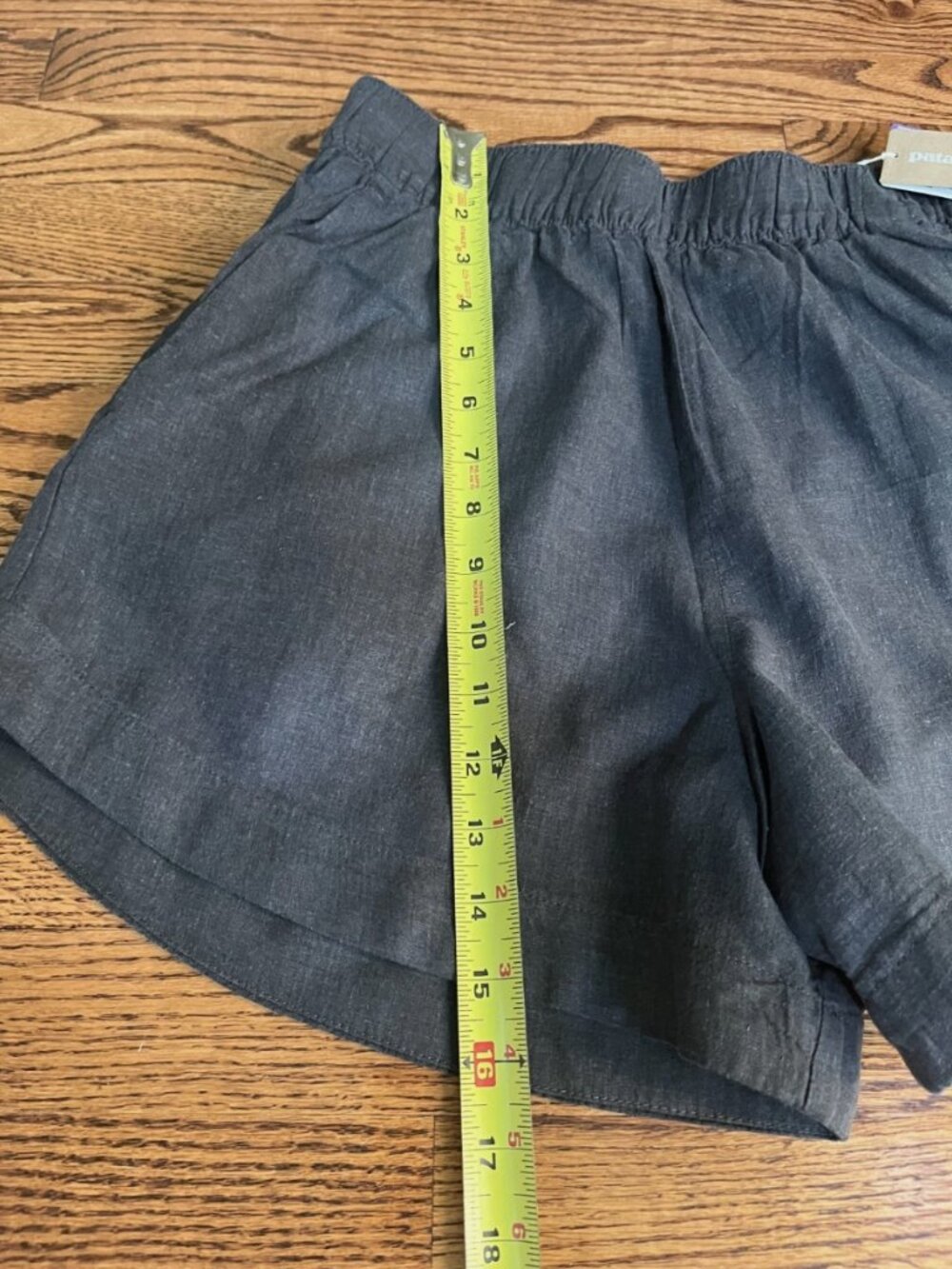 New! Patagonia Women’s Garden Island Shorts Medium Whole Weave: Ink Black NWT - Picture 10 of 11